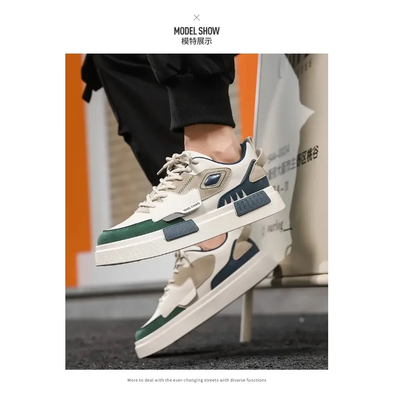 

Korean Trendy Fashionable Thick Bottom Casual Sports Shoes Soft Comfortable Outdoor Couple Style Trendy Shoes Synthetic Interior