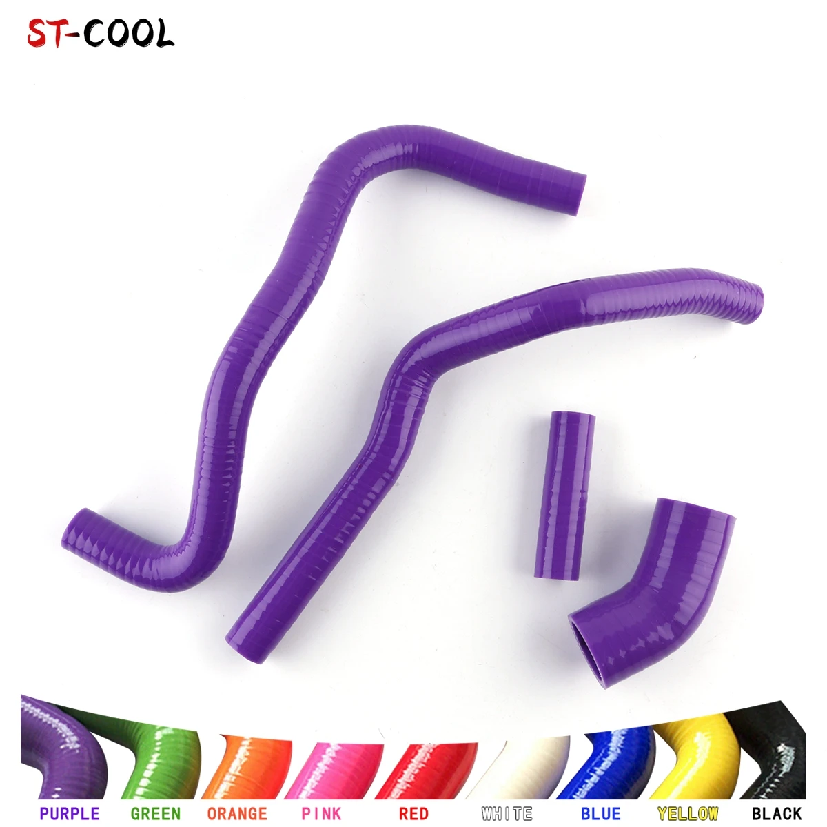 For 2013-2019 Scion FRS Toyota GT86 Subaru BRZ Engine 2.0L Silicone Coolant Radiator Pipe Hoses Kit 4Pcs 10 Colors