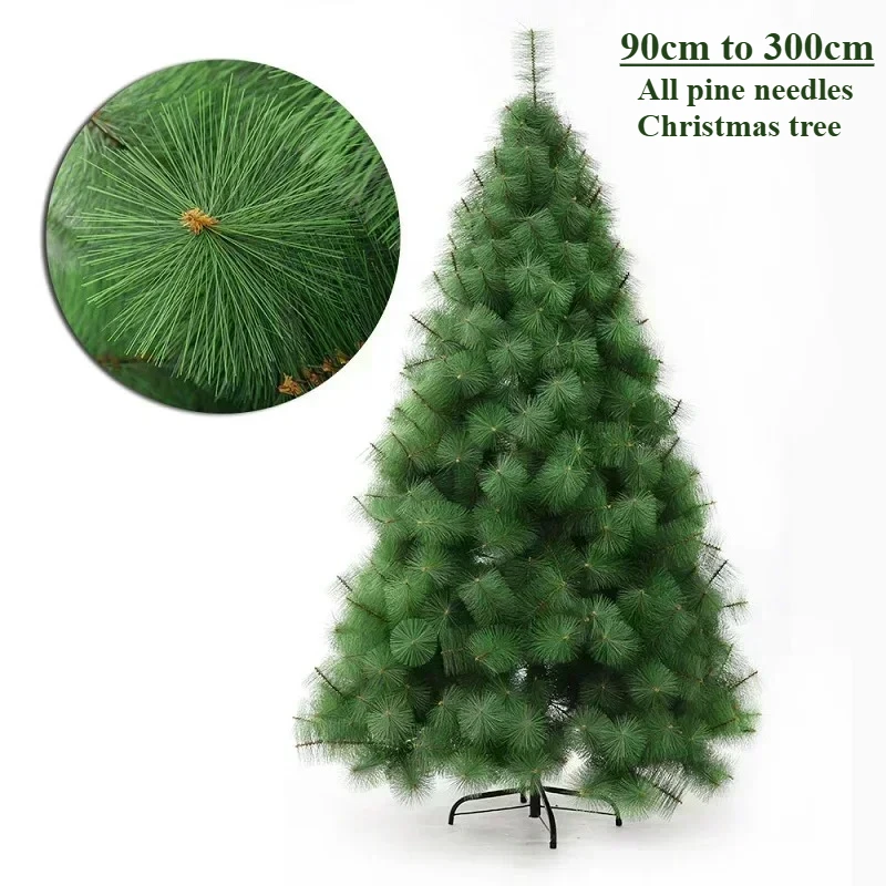 

PE Simulation Christmas Tree Encryption Pine Needles Green Large Christmas Tree 0.9m-3m Christmas Indoor and Outdoor Decorations
