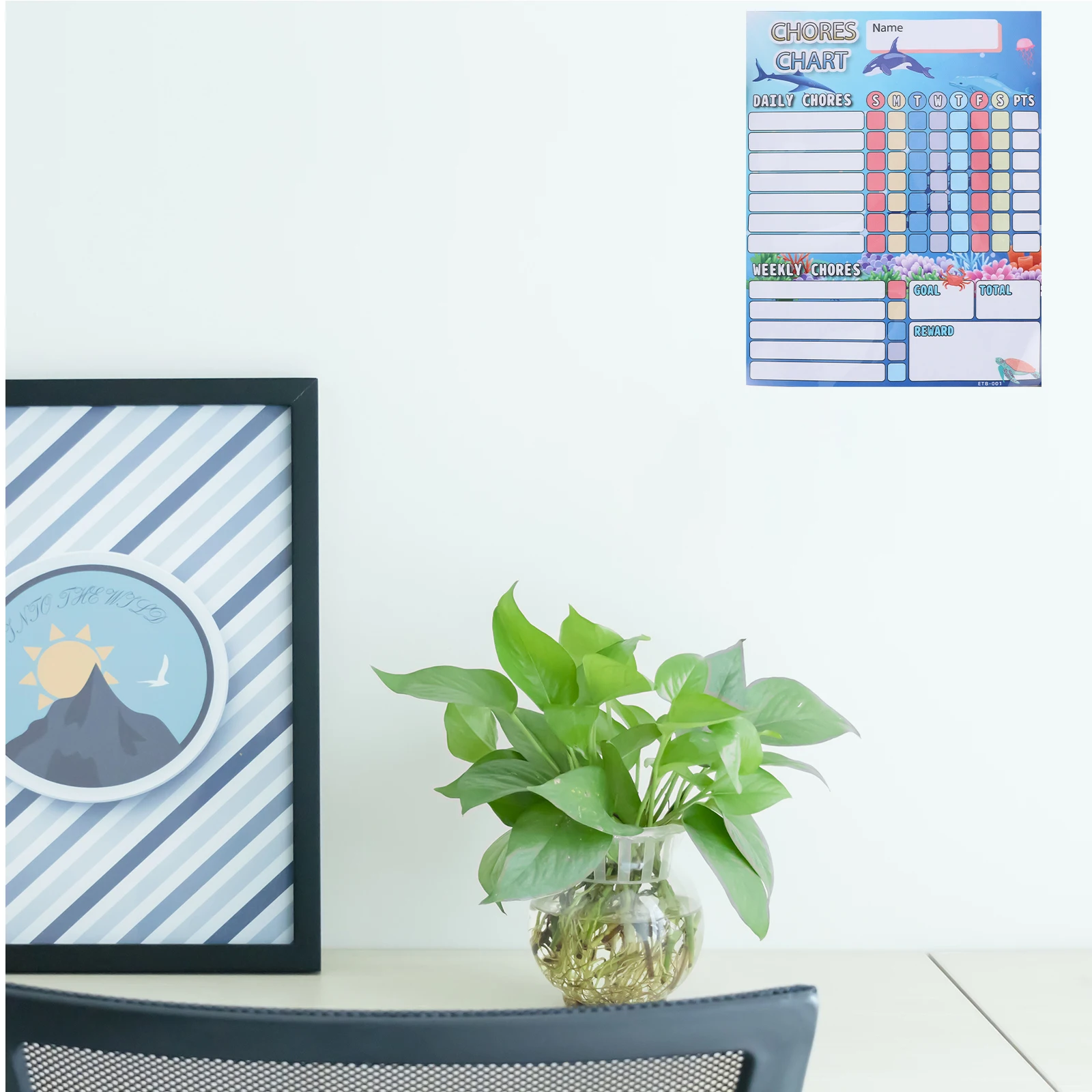 مجموعة واحدة من مخطط المهام المغناطيسي للأطفال، السبورة البيضاء، تتبع السلوك العائلي، لوحة الروتينية الأسبوعية، نظام المكافأة، مخطط الانضباط الذاتي