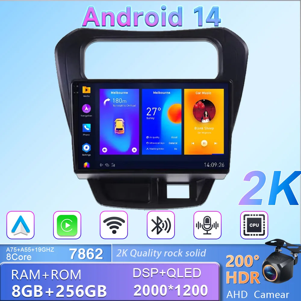 Android For SUZUKI Maruti Alto 800 2015 -2021 Car Player Auto Radio Video Multimedia Navigation NO 2din DVD Screen Dash Cam WiFi