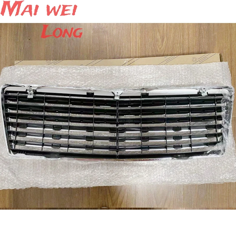 Car Front Bumper Grill Grille Chrome Silver For Mercedes Benz W140 S Class 1994-1999 Car Styling Accessories Body Kit