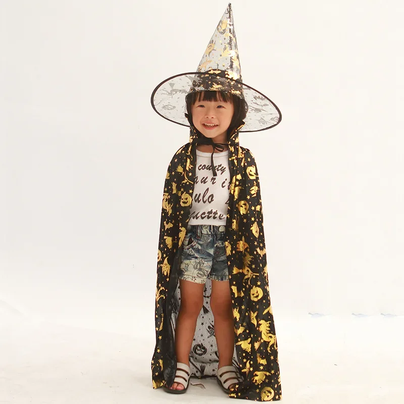 Halloween Costume Children's Cape Cosplay Witch Cape