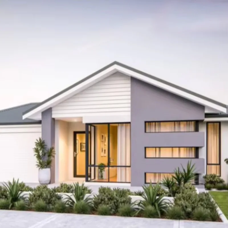 Modern Chinese Prefabricated Villa House Handcrafted Wooden Modular EPS Panel Home