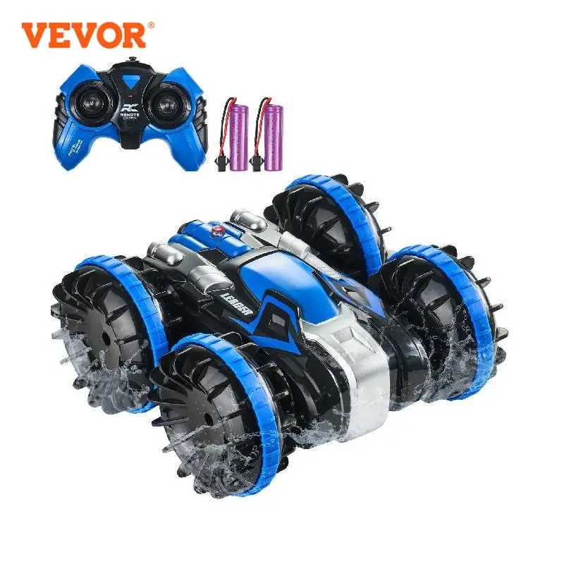 

VEVOR Amphibious RC Car Boat 2.4GHz 12 km/h Electric Remote Control 360° Rotating Stunt Car Water Beach Pool Toys Boys Gifts