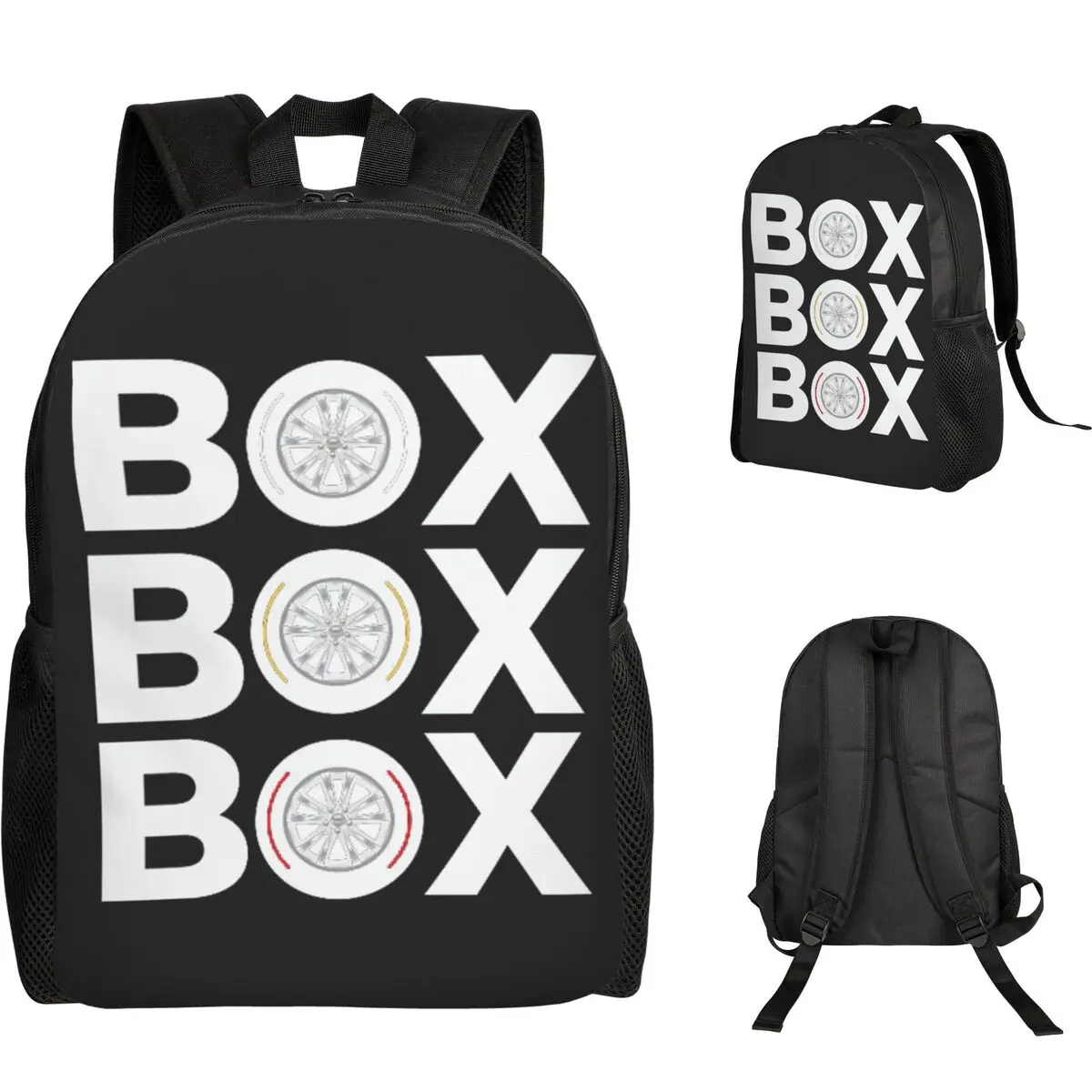 Box Box Box F1 Backpack Hot Sale Daypack Large Capacity Kids BookBag School Bag Shoulder Bags for Men Women