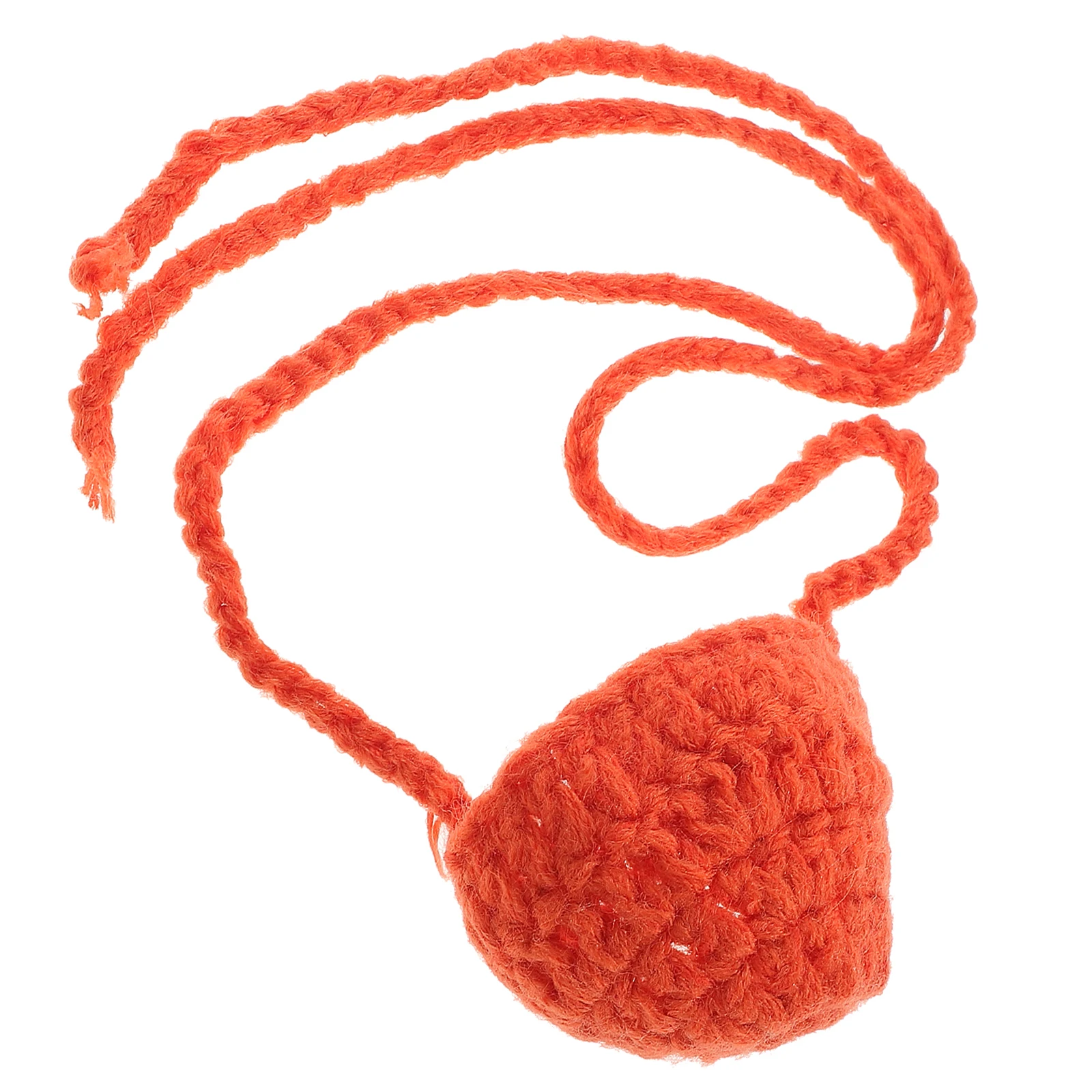 

Nasal Mask Nose Warmer Breathable Hand Woven Orange Wool Weaving Clown Antifreeze Kids Ski Snowboard Motorcycle Running Hiking