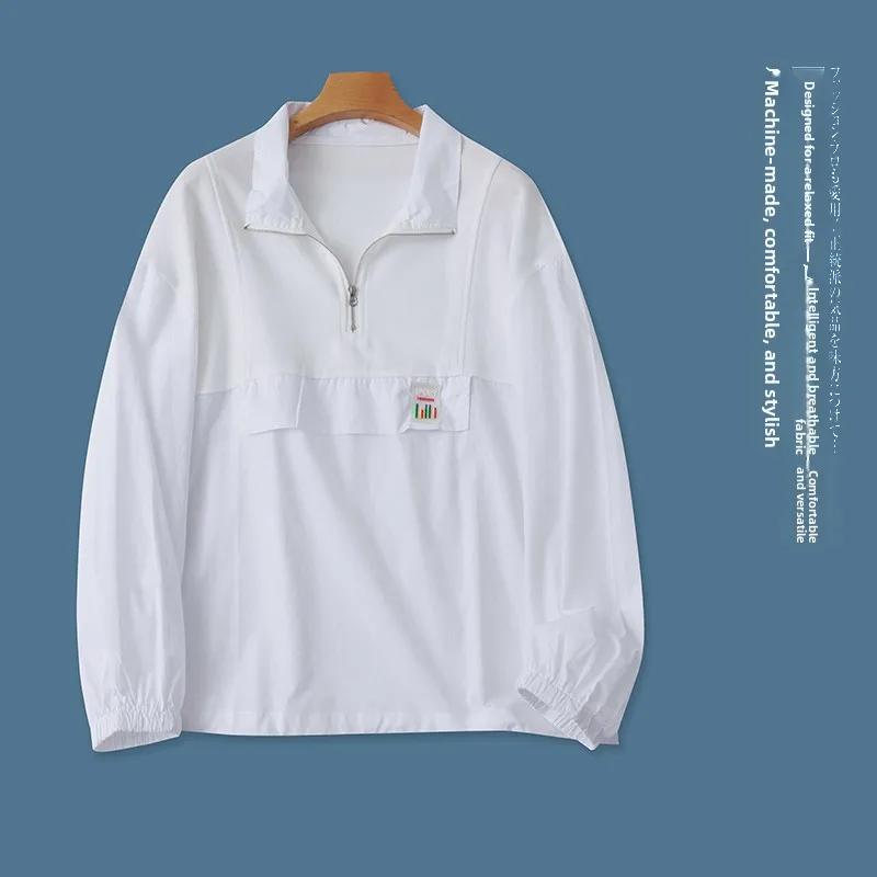 Loose Fit Casual Hoodie Women's Spring New f Zip Overhead Color Blo Faion plus Size Sweatirt Korean Sle Top