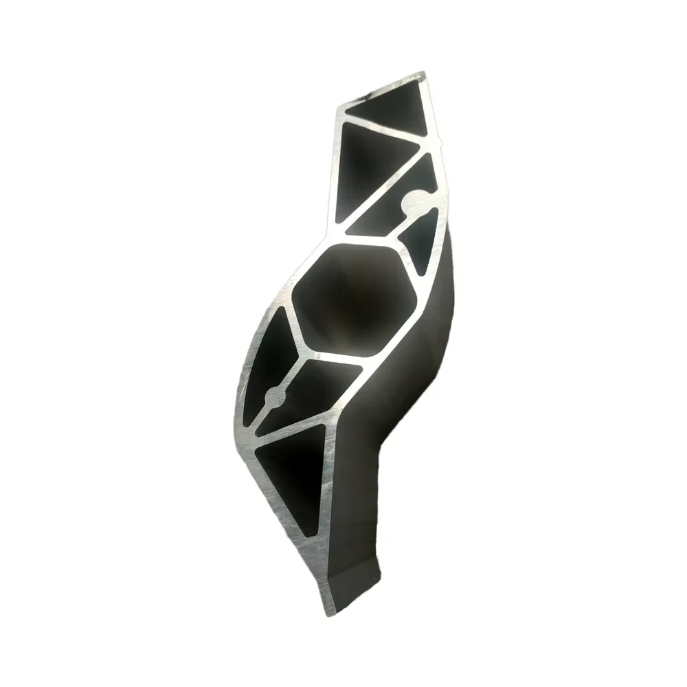 مصنع التخصيص مخصص كبير مقذوف الألومنيوم الشخصي لستارة الجدار الألومنيوم ملف بنتوء المواد #4