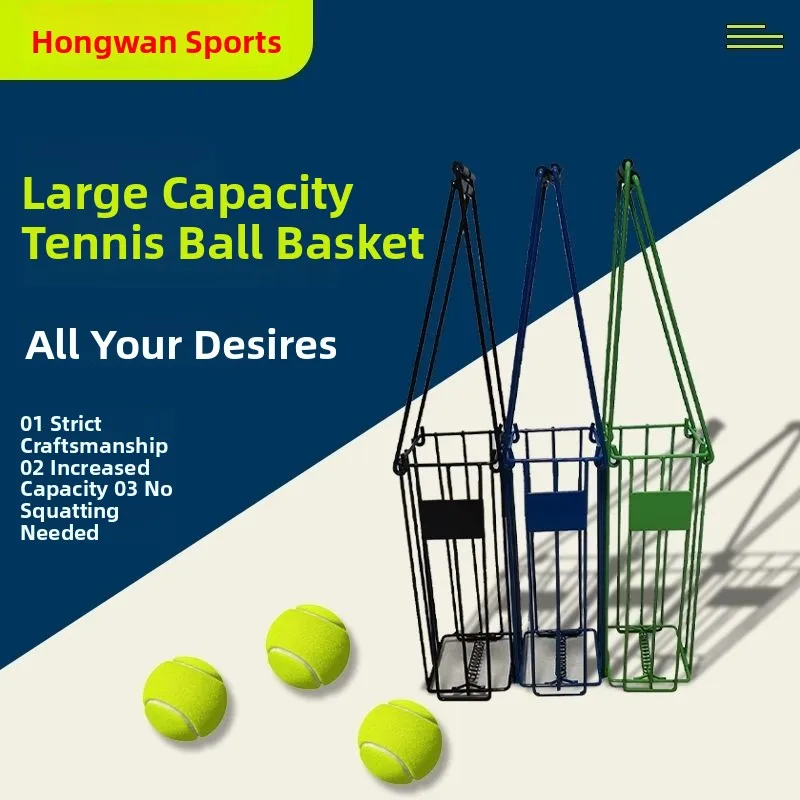 portable-ball-collector-professional-simple-no-installation-quick-pick-tennis-ball-storage-no-brand-silent-wheel-shopping-cart