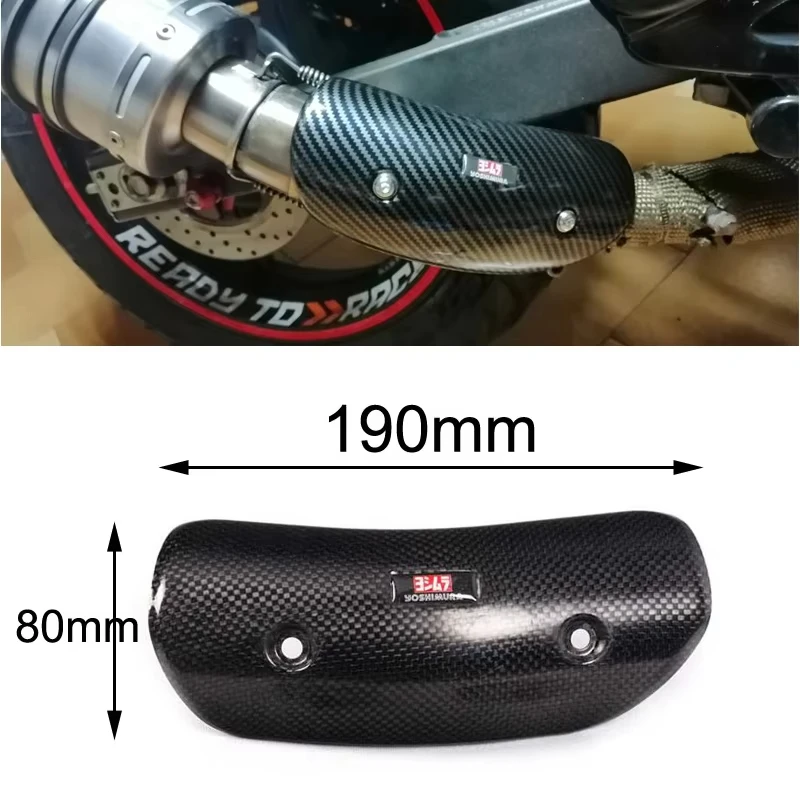 

Exhaust Motorcycle Pipe SC/AR/AK/Yoshimura Heat Shield Cover Exhaust Pipe Muffler Protector Cover Anti-scalding Guard Universal