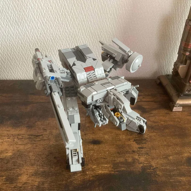新しい 582 個 MOC アイコンシリーズメタルギアレックスビルディングブロックモデル DIY 組み立てるレンガメカロボット固体クリエイティブ子供のおもちゃギフト