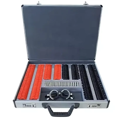 Optical Trial Lens Set TLS-266  Ophthalmic Instrumental Lens 266 pieces Optical Trial Frame Kit Set Plastic Ring