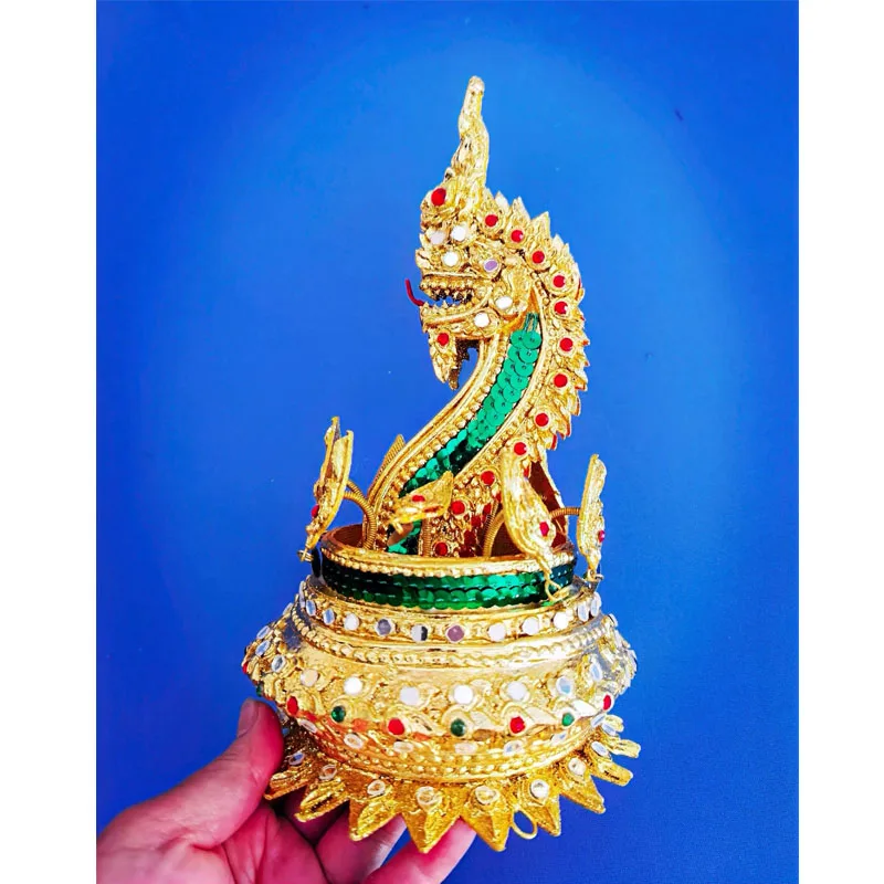 

Thai Style Popular New Ancient Headdress Clothing Accessories Golden Silver Ethnic Hair Accessories Traditional Ornament
