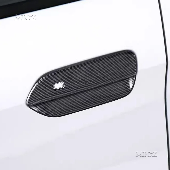 

Автомобильные аксессуары для BYD Dolphin EV 2023 2024, АБС-пластик, карбоновая черная крышка для дверной ручки, отделка, защитный чехол, стильные автомобильные наклейки