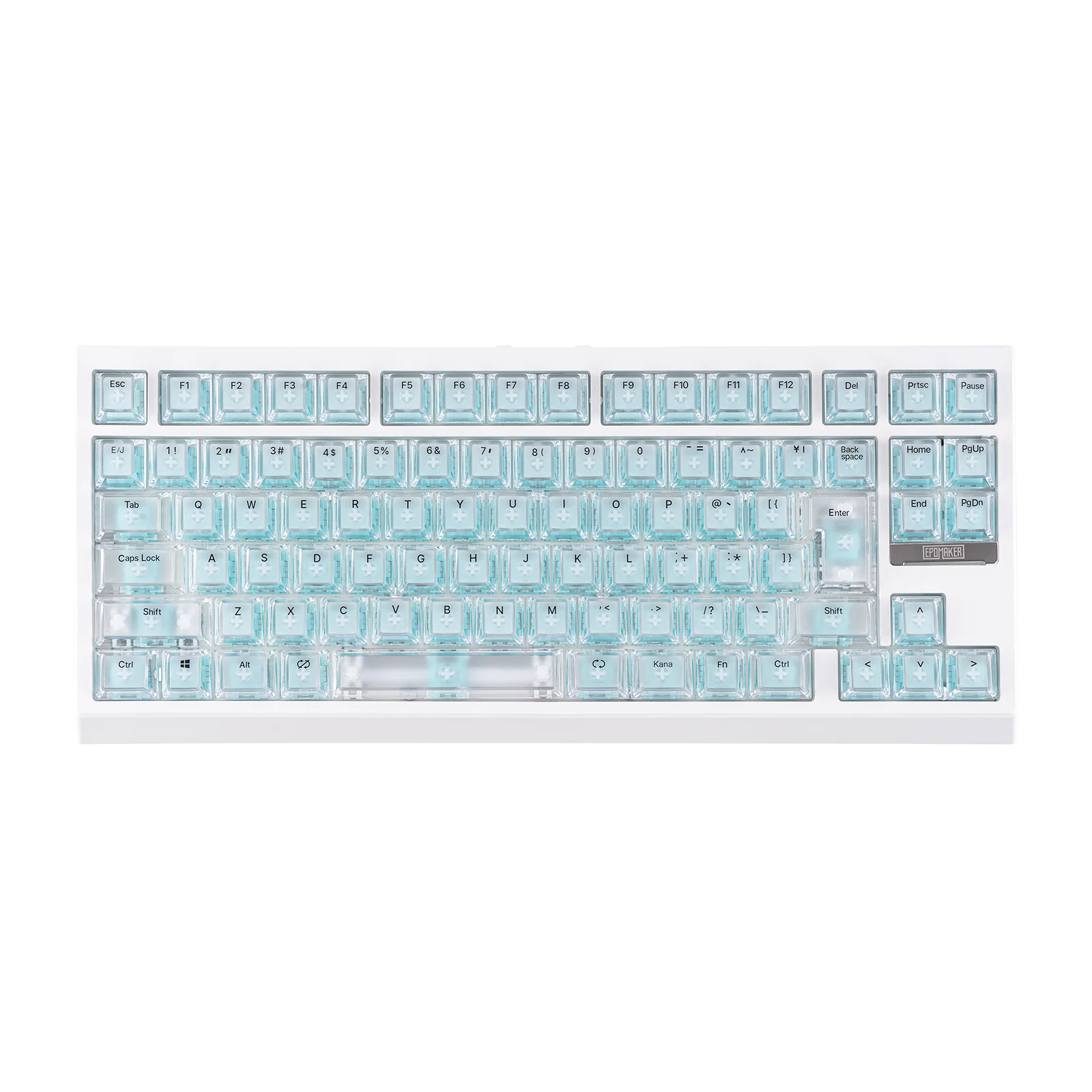 Japanese Layout EPOMAKER G84 HE 80% JIS Layout Wired/BT/2.4Ghz Wireless Gasket-Mounted Magnetic Keyboard with 8000mAh Battery