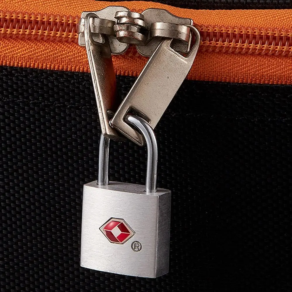New TSA Customs Lock Zinc alloy Anti-Theft Luggage Lock with 2 Keys Silver Cabinet Lock Travel