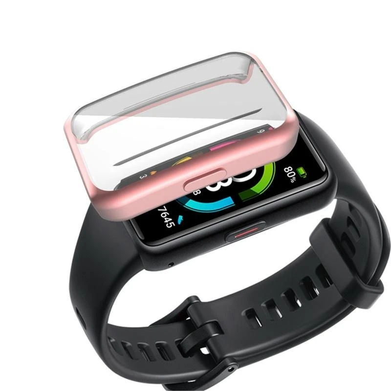 Ajustement pour pour Band 6 Smartwatch Cadre Using Resistant Protective for Shell Ultra-Thin Cover Screen Protector