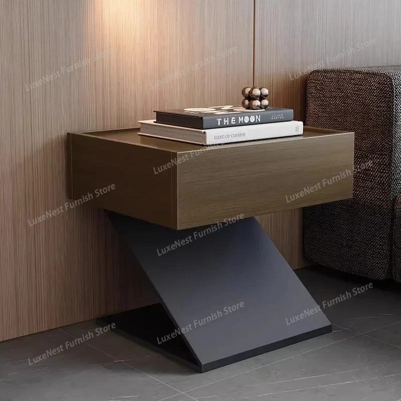 

Элитные дизайнерские прикроватные тумбочки, итальянские прикроватные тумбочки из массива дерева, современный прикроватный шкафчик для хранения, мебель для дома