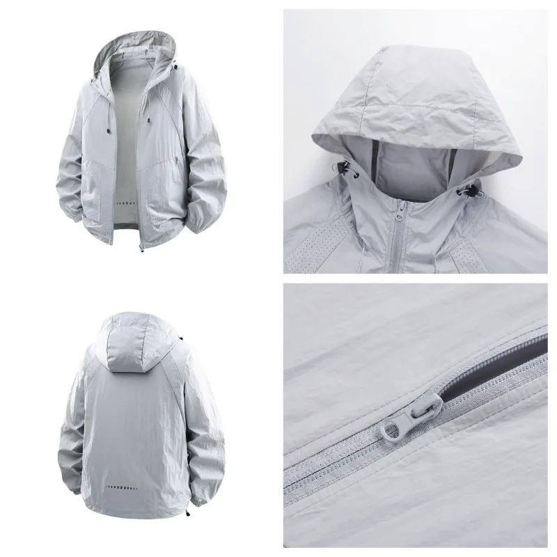 

Куртка для пар для активного отдыха на природе: комплексная защита от УФ-излучения, легкая, дышащая, с длинными рукавами, модная одежда для защиты от солнца