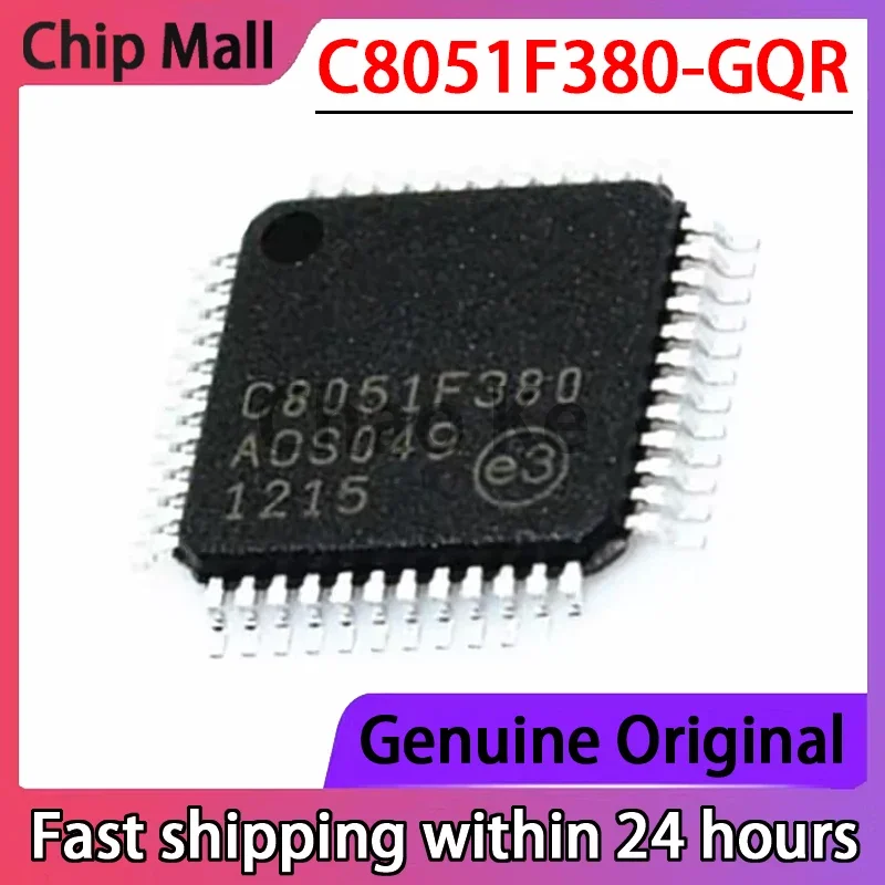 

1PCS New C8051F380-GQR C8051F380 QFP48 Original 64KB Flash Microcontroller Processor Chip