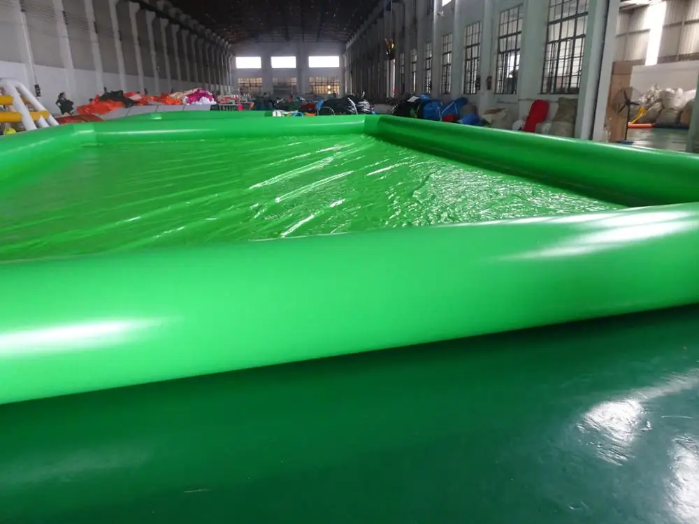 مادة PVC للأطفال والكبار فوق حمام السباحة الأرضي في الهواء الطلق حمام سباحة قابل للنفخ حديقة مائية للبيع #4