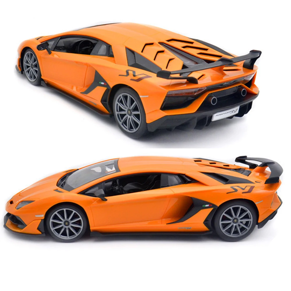 RASTAR Lamborghini Aventador SVJ RC Car 1:14 Remote Control Car Model LED Lights Auto Machine Vehicle Toy Gift For Adults