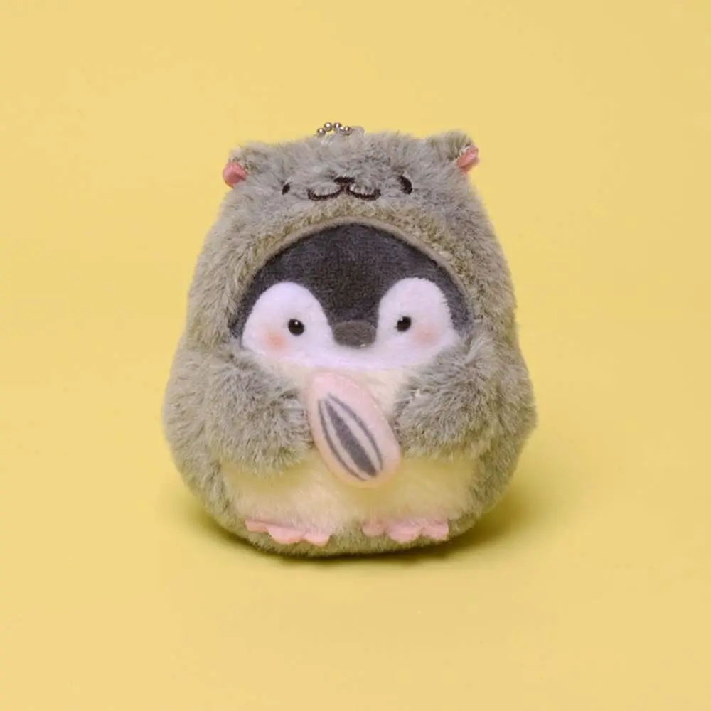 Cartoon Ornament Tasche Anhänger Tier Plüsch Spielzeug Hamster Schlüsselanhänger Plüsch Schlüsselanhänger Plüsch Puppen Stofftiere Pinguin Plüsch Puppe