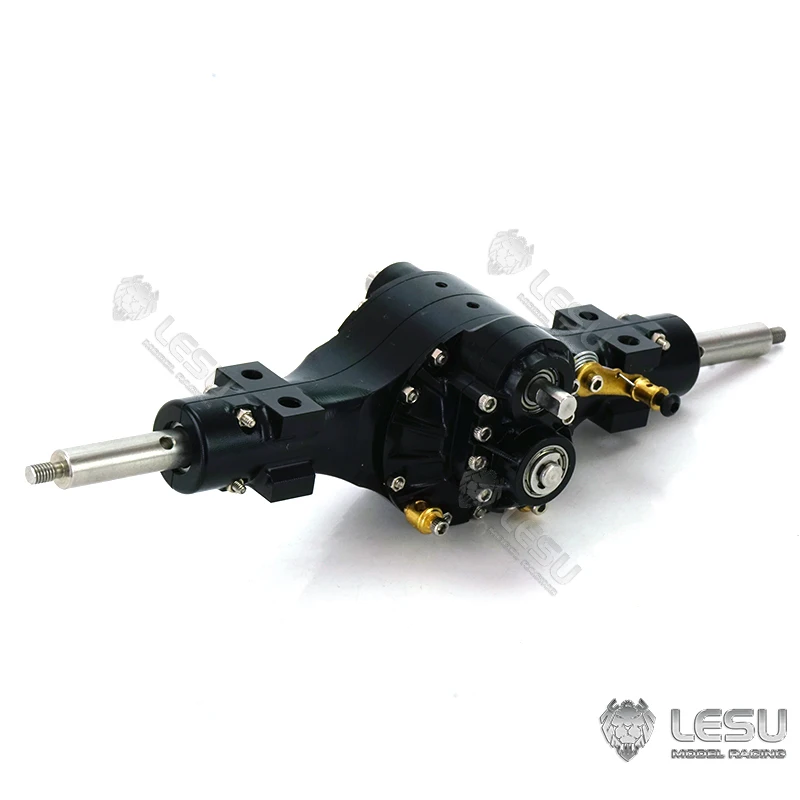 1/16 truck tractor DIY German bruder axle upgrade 10003 rear through axle differential lock version LESU model