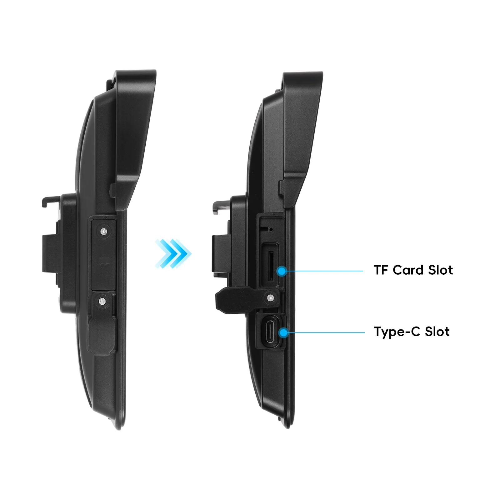 Podofo 5-Zoll-Vertikalbildschirm, intelligentes Motorrad-Display, kabelloses Carplay, Android-Auto-Navigation, IP68, wasserdicht, BT, Helligkeitseinstellung, Motorrad-Monitor, 12 V, mehrere Sprachen, tragbarer Monitor, Smart Player – Detail 19