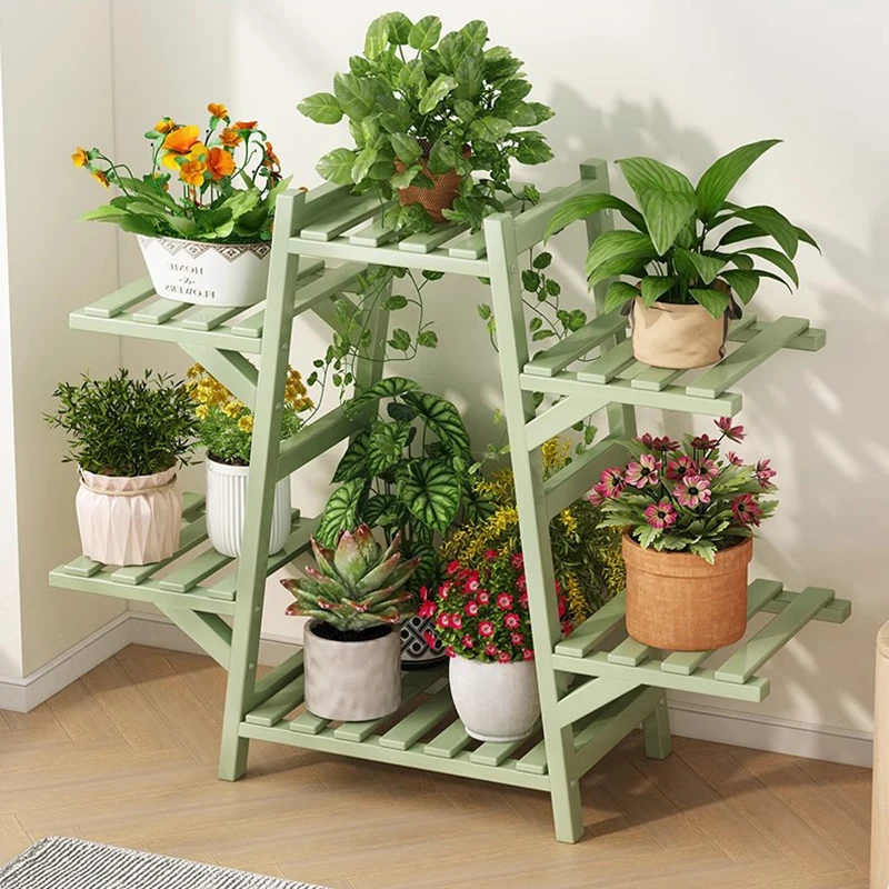 Modern Balcony Plant Shelves Fall To The Ground Living Room Flower Pot Put Plant Shelves Potted Garden Furniture Plantenrek FYPS