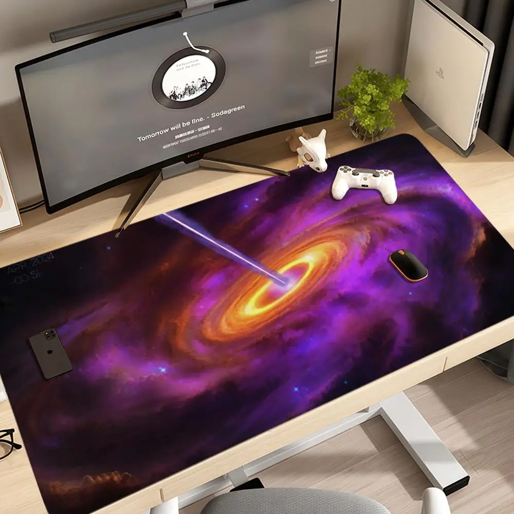 

Коврик для мыши Galaxy 1200x600, популярный аниме csgo Taro Sakamoto Days XXL, большой игровой нескользящий офисный коврик для клавиатуры, настольный коврик
