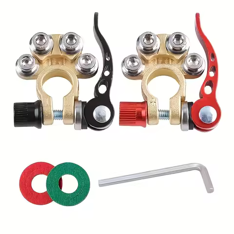 5/10 Pieces Car Battery Quick Disconnect Terminal Car Battery Connector Kit Universal Battery Cable Adapter for Vehicles Suv Trucks