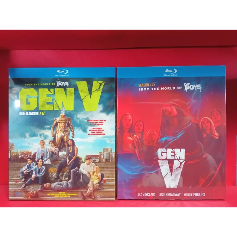Blu-ray GEN V Generation 5 Season 1 and Season 2 Set High Definition Image Quality Medium