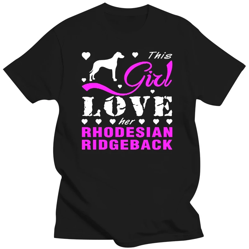 Mens Rhodesian Ridgeback t shirt Customized Short Sleeve  Kawaii Interesting Funny Casual summer Pattern shirt