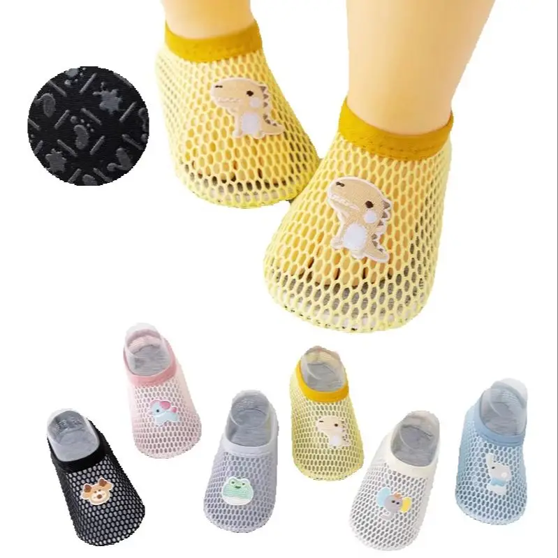 Baby Non-slip Socks Children Indoor Breathable Floor Shoes Boys Girls Toddler Shoes Amusement Park Kindergarten Kids Slippers