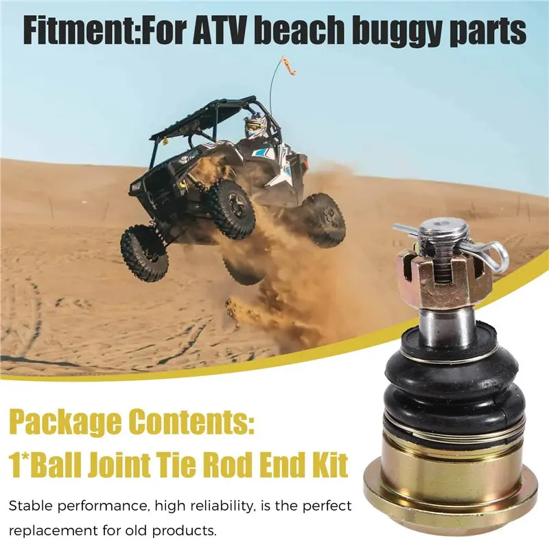 Image 6: AB96-pour 50Cc-250Cc ATV Buggy Dirt Bike Dune Buggy accessoires M12 rotule biellette de direction fin Kit de bras d'articulation