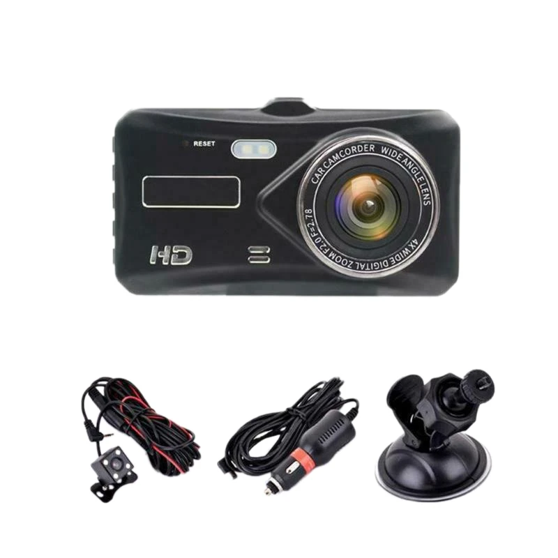 

4.0 Inch Press FHD 1080P Dual Lens Car DVR Reversing Camera Video Dash Cam Recorder