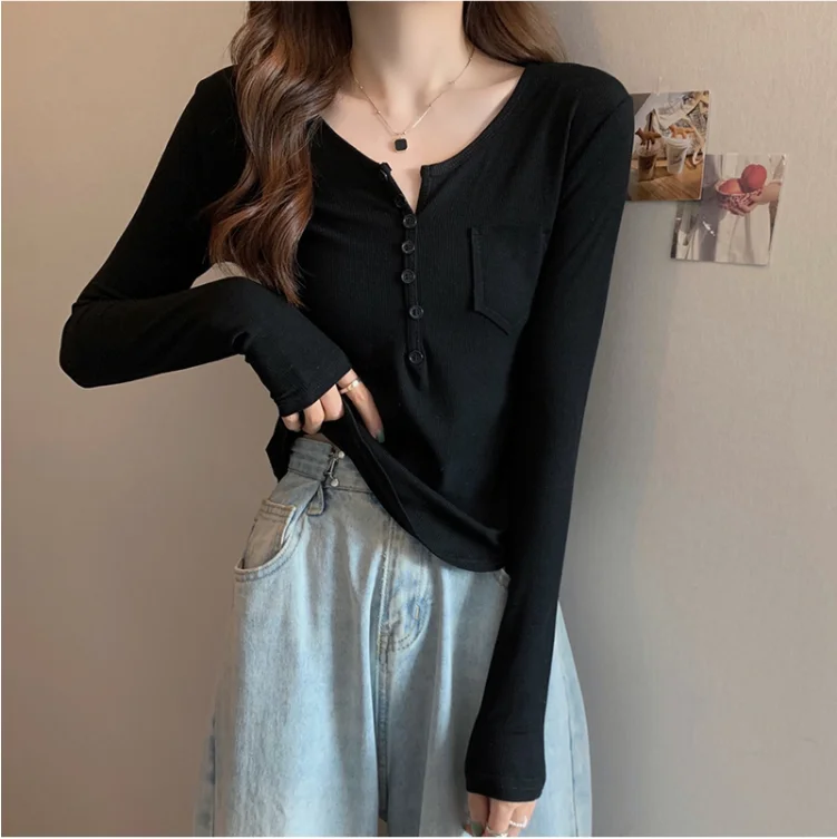 

plus Size Long Sve T-irt Women's ort Sle Base Layer irt Irregular Spring Autumn Top Korean Sle Commute Wind