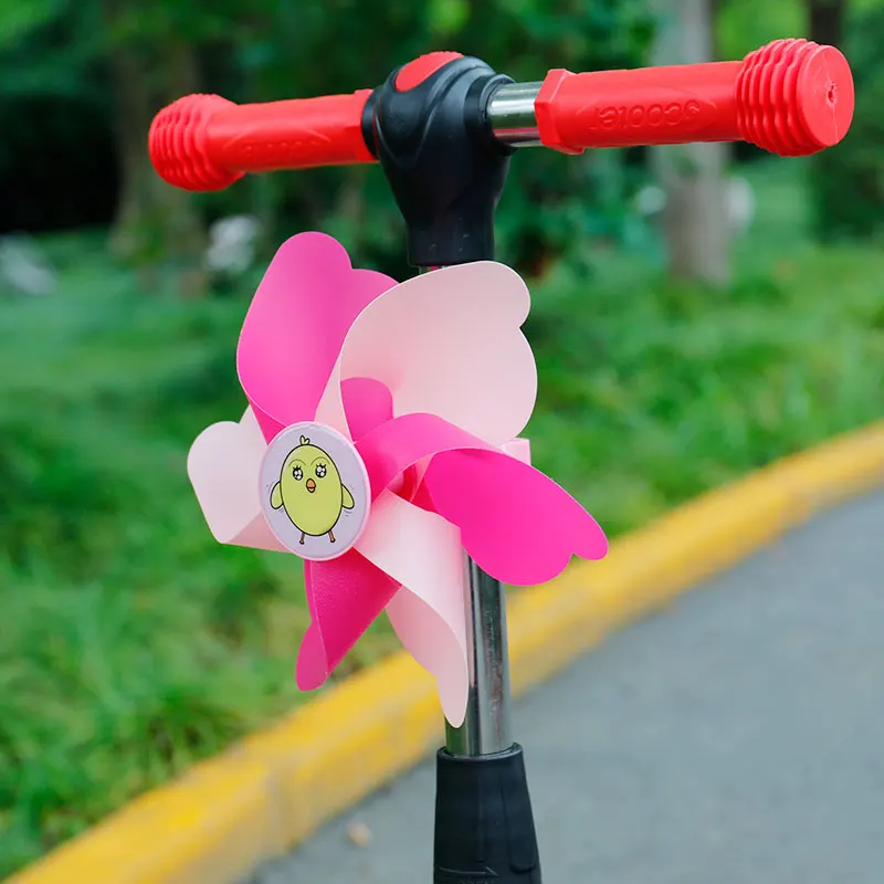 Children Tricycle Bicycle Pinwheel Long/Short Pole Scooter Windmill Decorative Accessories