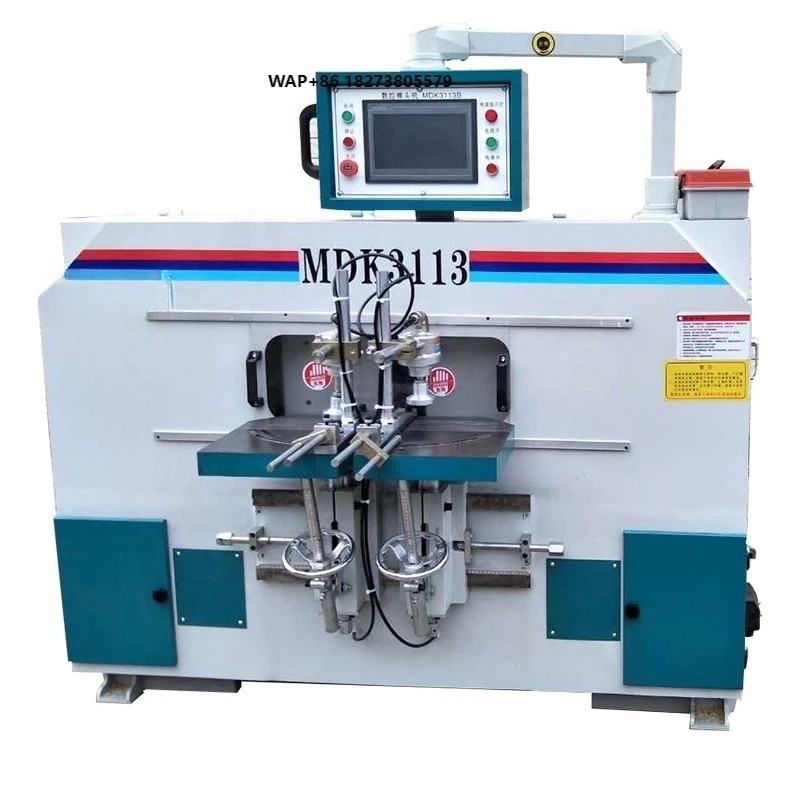 High Quality Numatic Double Side Woodworking Round End Tenoner Wood Tenoning and Mortising Machine
