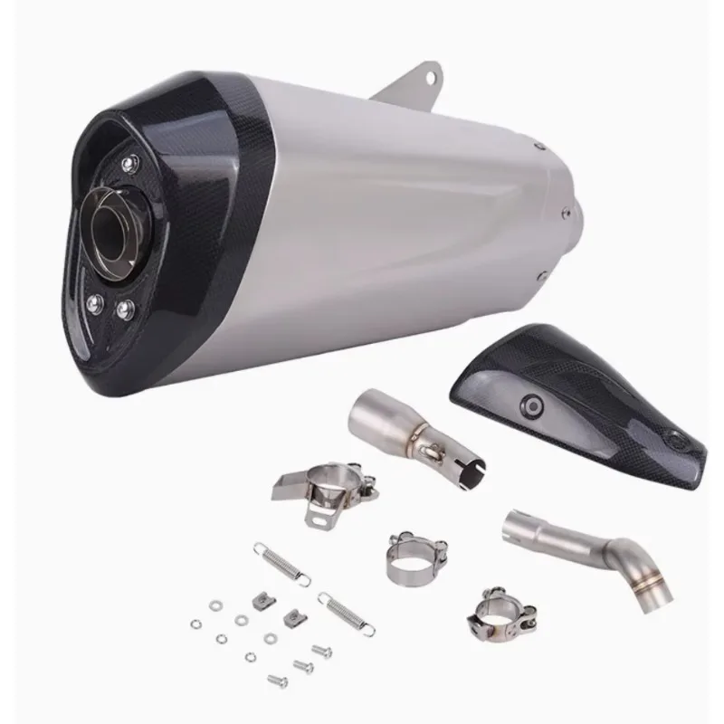 Retrofit/Upgrade 300CC 600CC 1000CC for R3 R6 Z1000 800 Z900 MT09  Stainless Steel M4 Motorcycle Exhaust Muffler