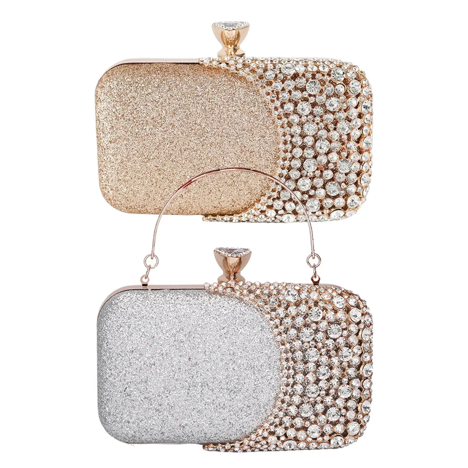 Elegante Clutch Purse para Mulheres, Evening Bag, Cosmetic Gift, Party Handbag