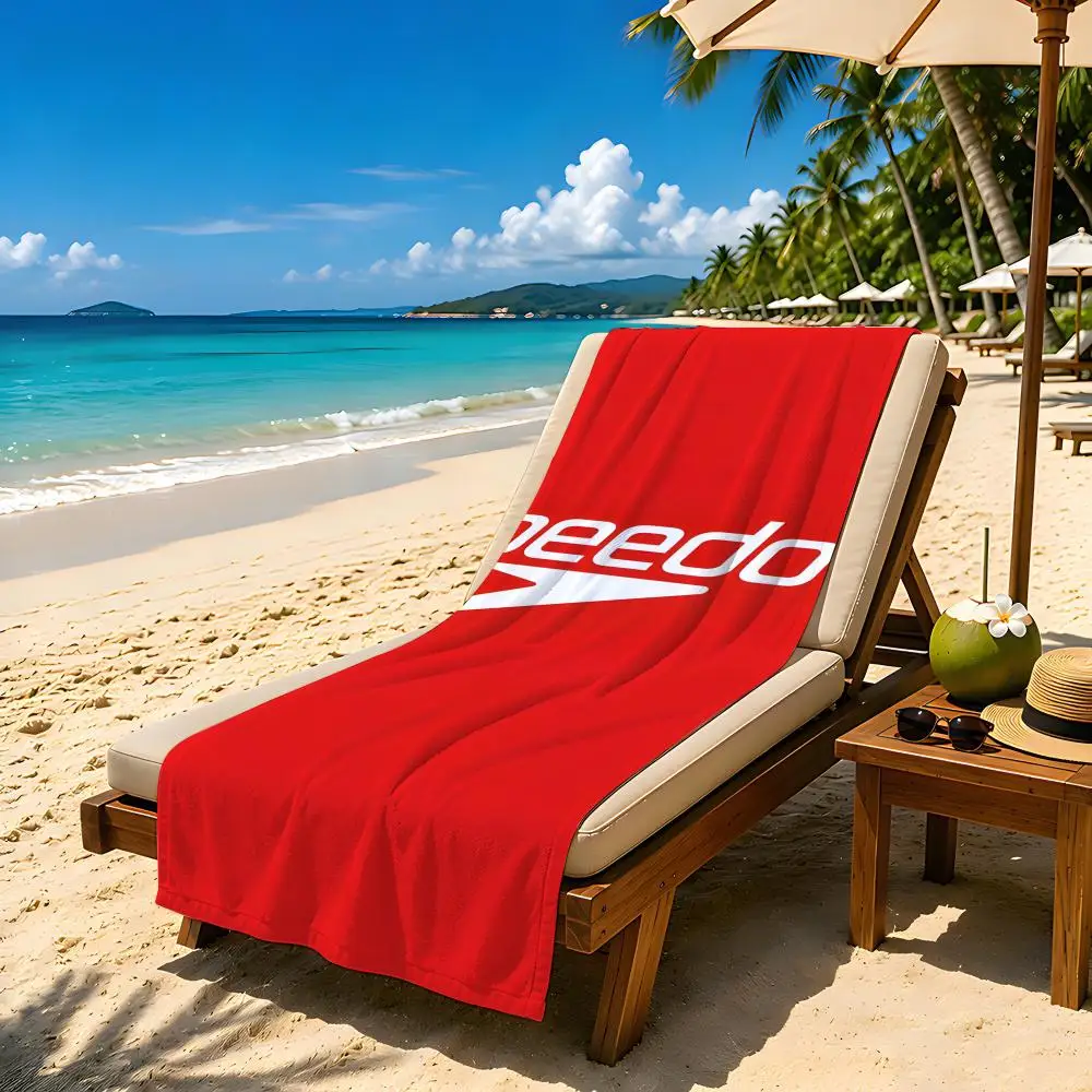 Brand S-Speedo Towel Extra Large Beach Towel Quick Dry Sand Free Super Absorbent Lightweight hot