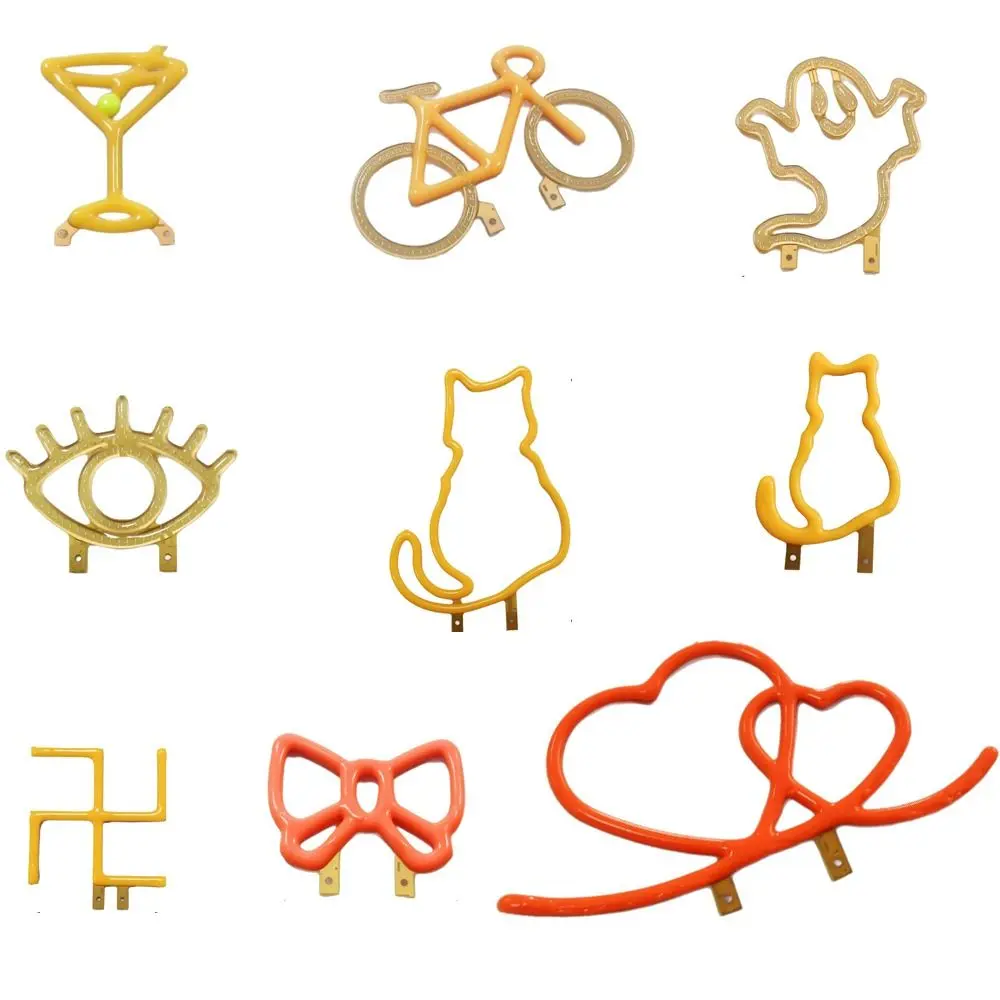 Cartoon Shape 3V LED COB Lamp Piece Decorative Color LED Chips Color Atmosphere Light Creative Light Source