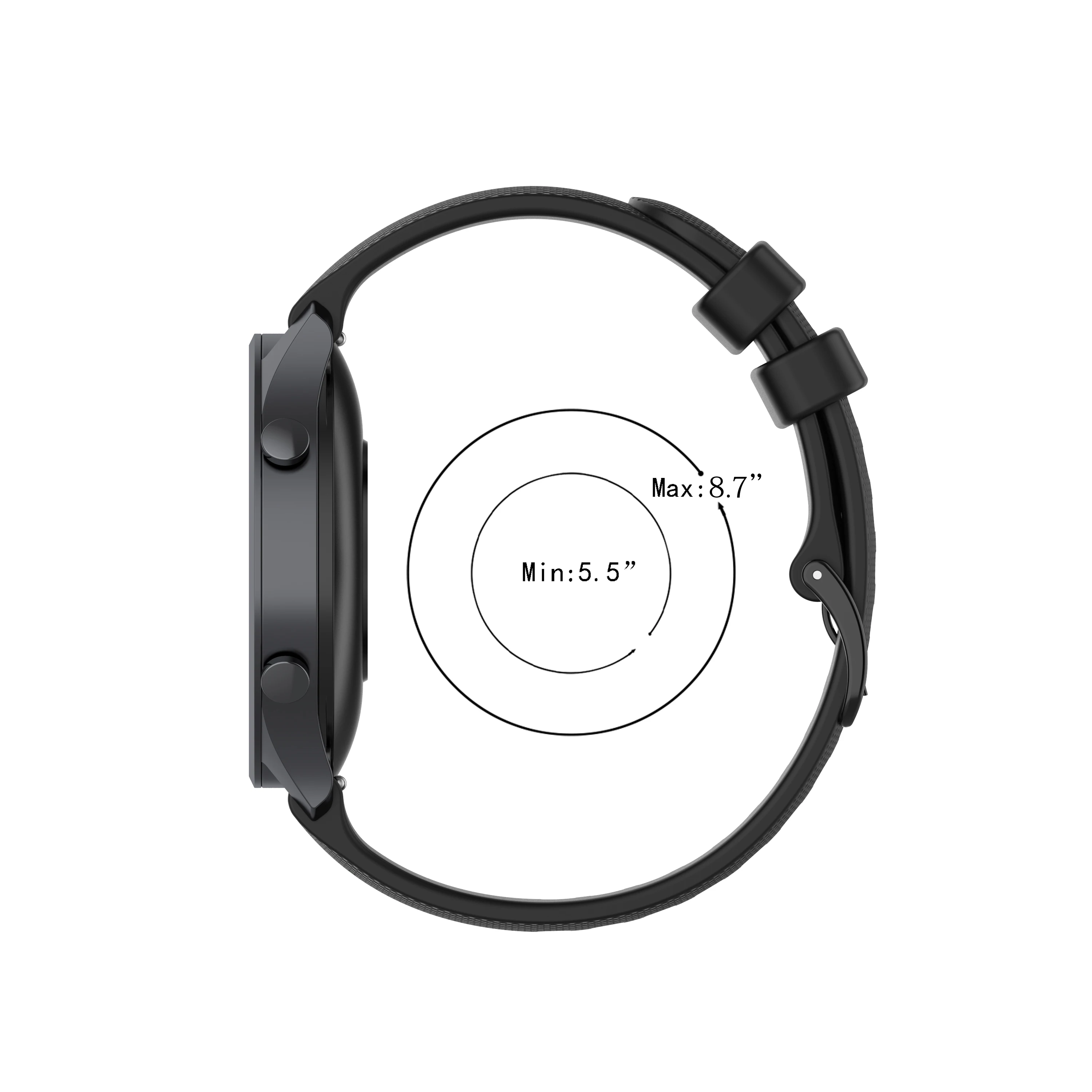 หัวเข็มขัดสีทองซิลิโคน Strap Smartwatch สำหรับ Garmin Venu 2 Plus/Venu Vivoactive 3 3T นาฬิกาข้อมือ20มม.Forerunner 645 245 55สร้อยข้อมือ