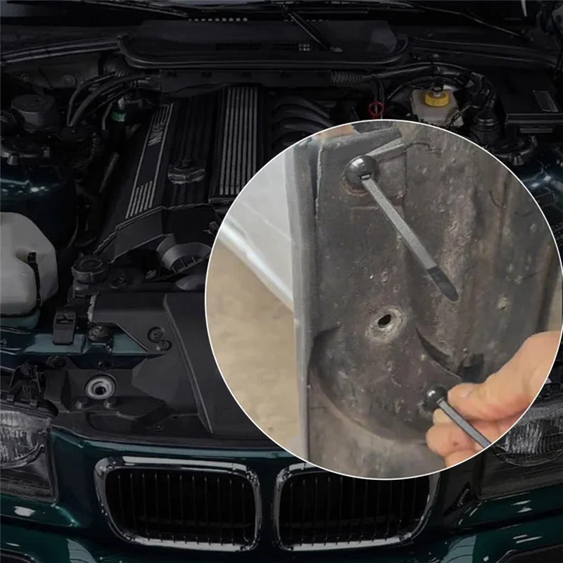 Supporto per fascette autobloccanti con fibbia per fascette in nylon ABRE con perno e pulsante Strumento multiuso per fascette per riparazioni auto