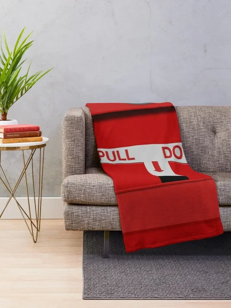 Fire Alarm Pull Station Throw Blanket Soft Luxury Brand Blankets