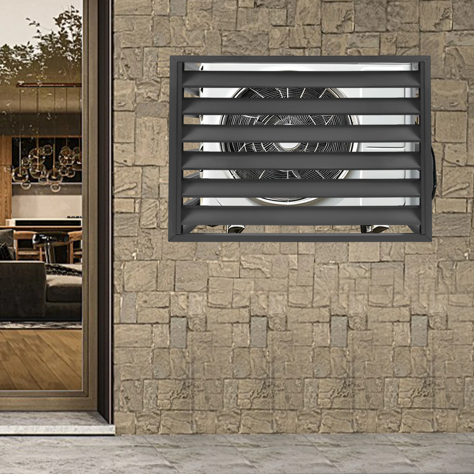 

Современный серый защитный экран из алюминиевого сплава для кондиционера, настенный/отдельно стоящий, для улицы, для кондиционеров-сплит-систем, защитный кожух для конфиденциальности