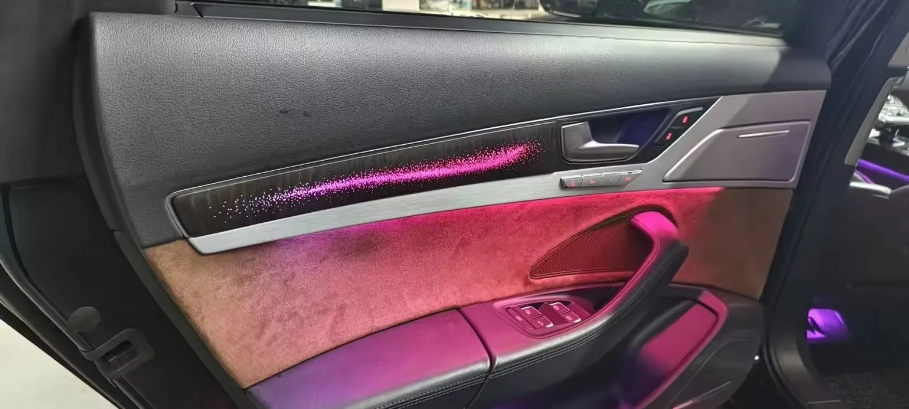 Upgrade 256 Colors Symphony Led Car Interior Ambient Lighting Decoration for  A8 D4 2010-2017 Atmosphere Strip Accessories